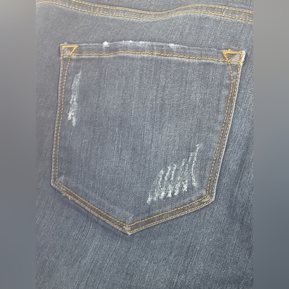 KanCan Estilo High Rise Button Fly Skinny Light Distressing Denim Jean Size 3XL - Picture 2 of 12